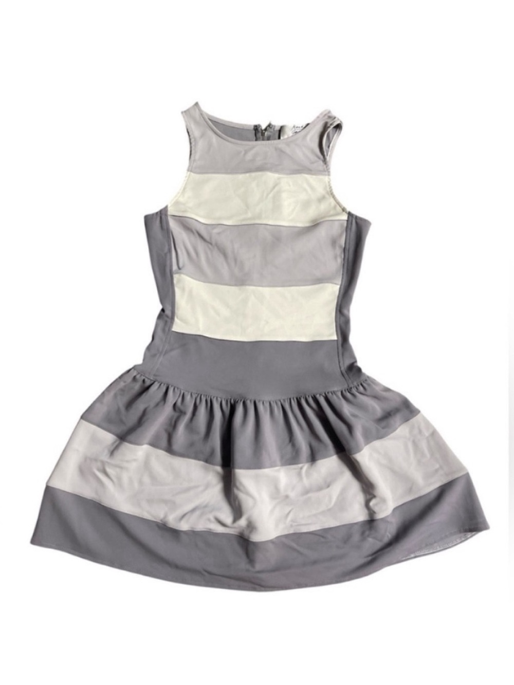Badgley Mischka Marc & James Mini
Dress in Gray and Cream Size
XS